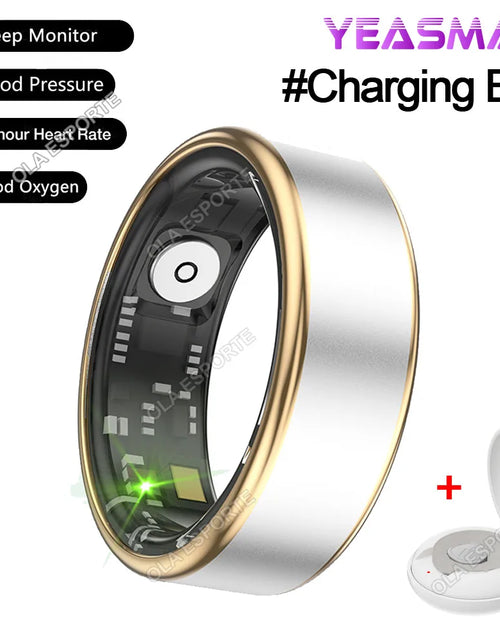 Load image into Gallery viewer, 2024 for XIAOMI SAMSUNG Smart Ring Men Women Heart Rate Blood Oxygen Monitor IP68 &amp; 5ATM Waterproof Smartring Multi-Sport Mode
