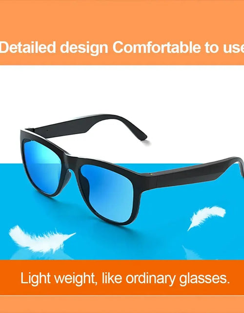 Load image into Gallery viewer, Smart Glasses Headset Wireless Bluetooth 5.0 Sunglasses Outdoor Sport Earphone Calling Music Anti-Blue Eyeglasses
