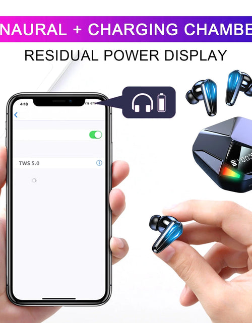 Load image into Gallery viewer, Digital Display Touch-Control Wireless Bluetooth Earphones Tws-Headphones Stereo in Ear Earbuds Headset Ipx5 Cool Electronic Gadgets Tech Gadgets for Men
