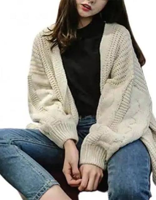 Load image into Gallery viewer, 70% Dropshipping!2021 New Women&#39;S Cardigan Jacket Pocket Sweater Long Women&#39;S Warm Sweater Knitted Women Sweater Winter
