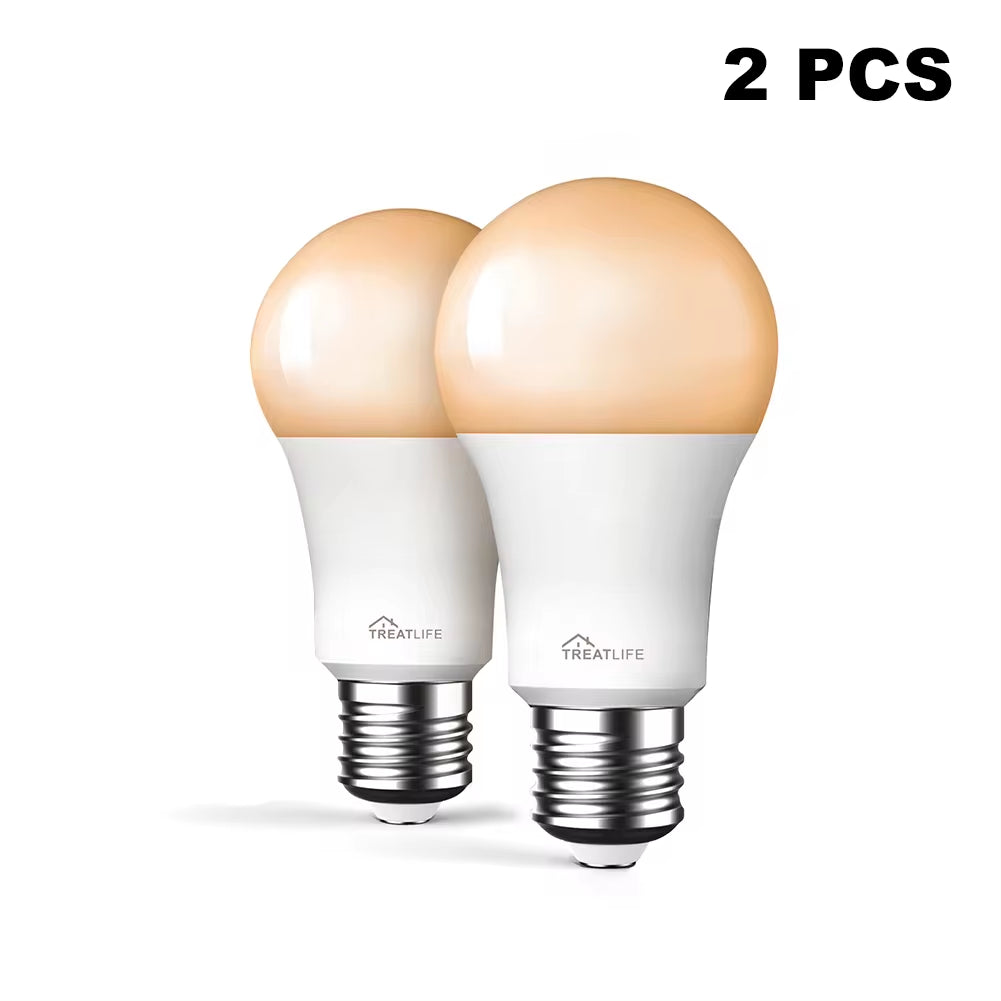 TUYA Wifi Smart CW LED Light Bulb Lightbulbs E27 9W 220-240V Dimmable Cold&Warm Smart Light Bulb Voice Control Alexa Google