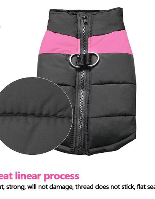 Load image into Gallery viewer, Waterproof Warm Dog Coat for Winter Pet Vest Jacket Clothes for Large Dogs (66Lb-110Lb) &quot;7Xl,Pink&quot;
