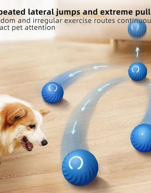 Load image into Gallery viewer, Pet Toy Ball Electric Interactive Game Gravity Sensor Smart Jumping Rolling Ball Automatic Moving Puppy Cat Entertainment Toys
