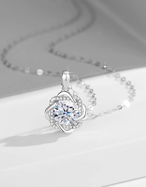 Load image into Gallery viewer, Birthday Jewelry Gift Star of David 3Ct Moissanite Necklace Pendant for Women Certified Silver 925 Jewelry 2023 Trending
